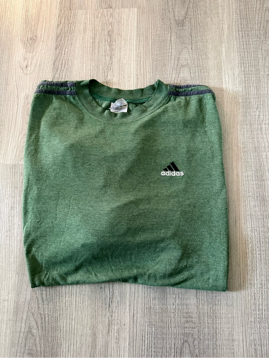 adidas Other - Vintage 1990s Adidas Men’s Heather Green Crewneck Sweatshirt with Logo soft rare